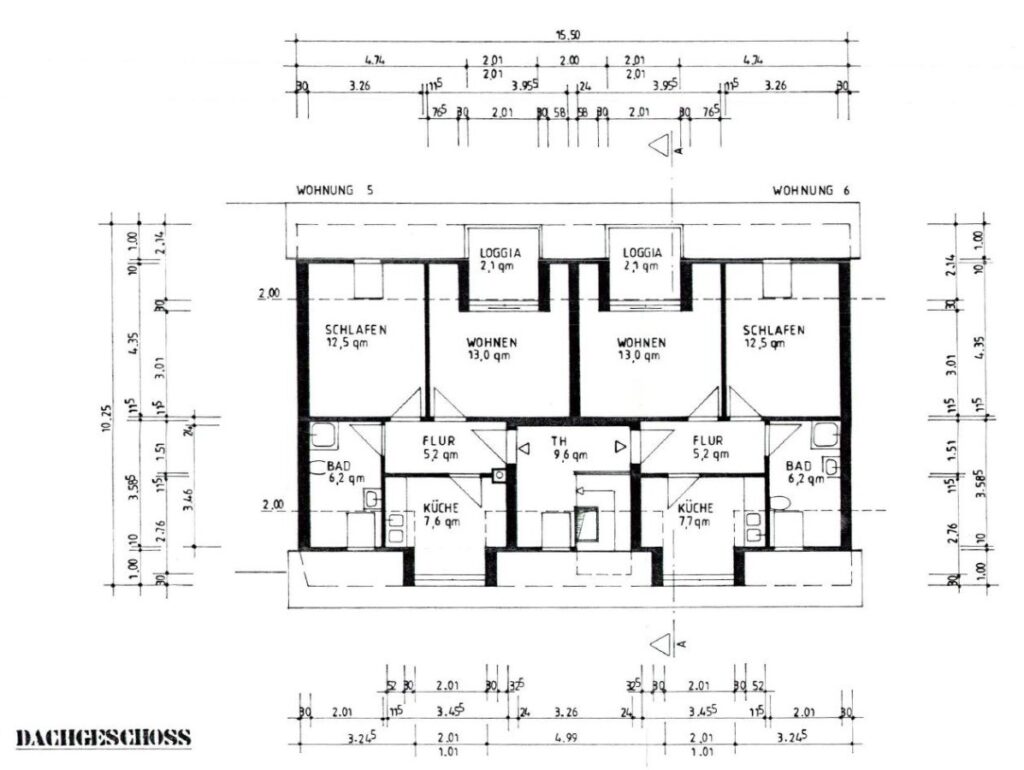 Grundriss Dachgeschoss