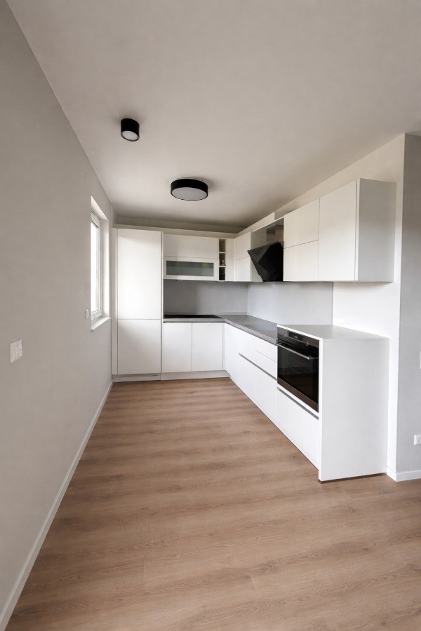 Blick in die Einbauküche