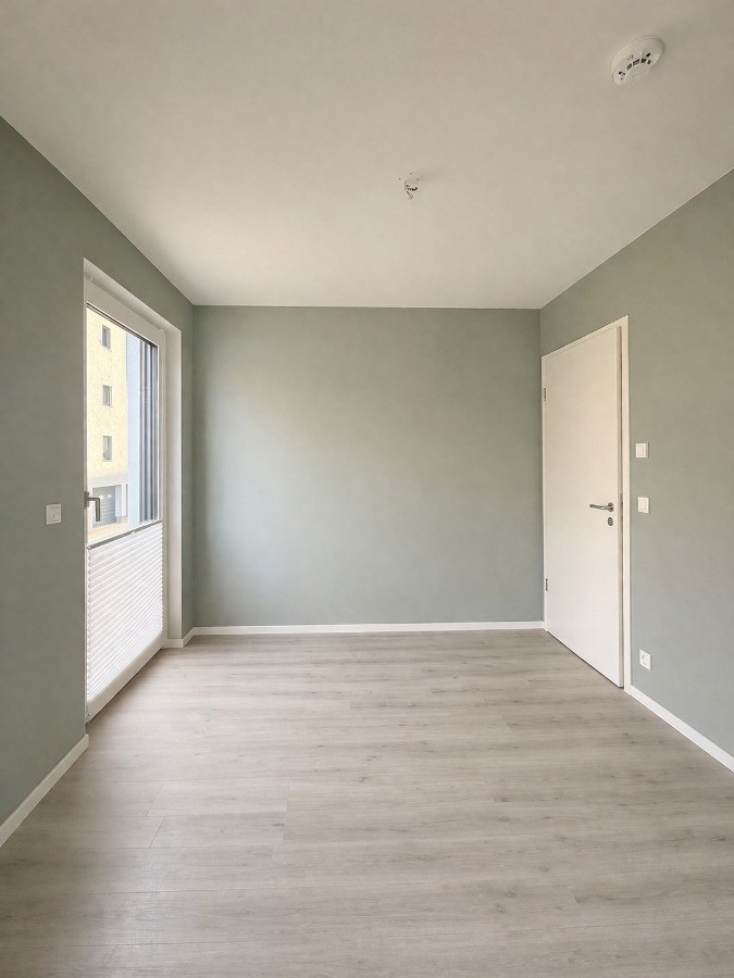 Blick in das Schlafzimmer