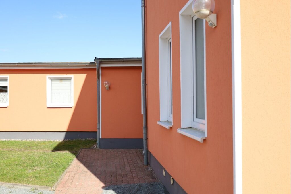 Gepflegter Zugang zum Haus