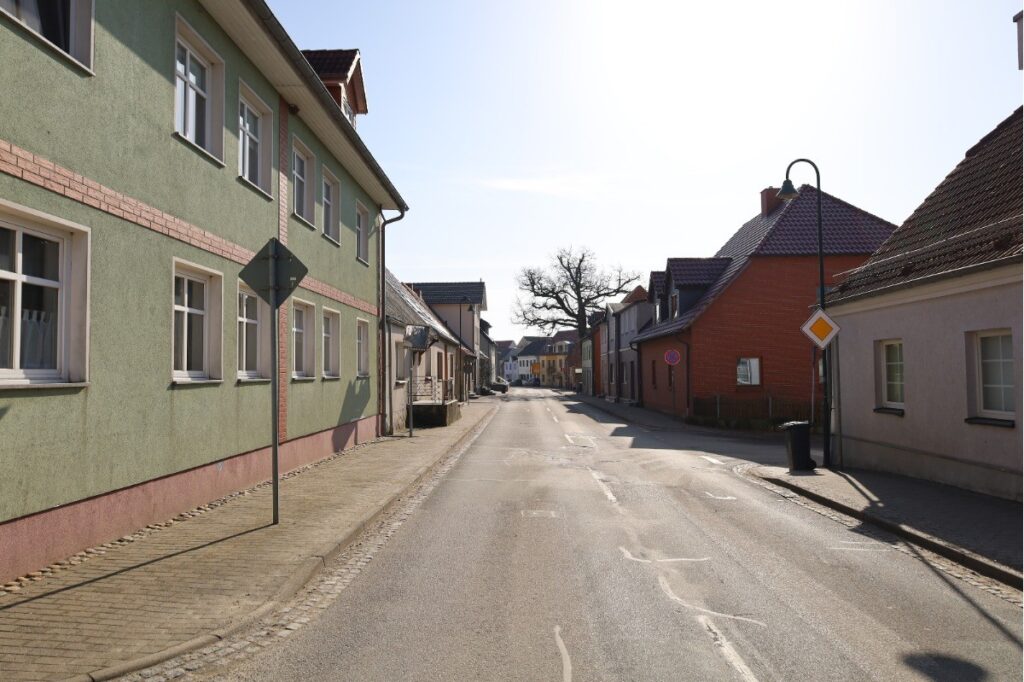Blick in die Strandstraße