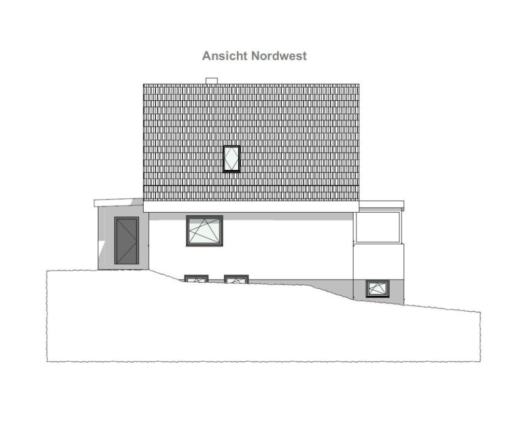 Ansicht aus Nordwest
