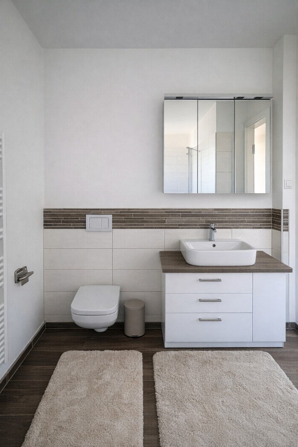 Modernes Tageslichtbad