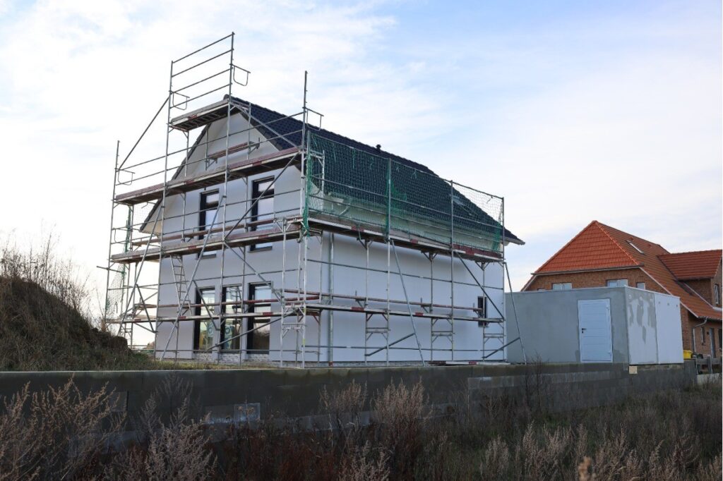 Ansicht des Gebäudes aus nordwestlicher Richtung