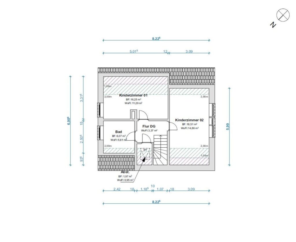 Grundriss Dachgeschoss