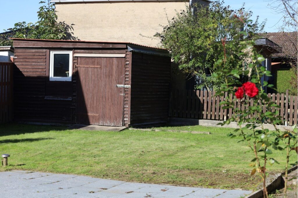 Blick in den gepflegten Garten