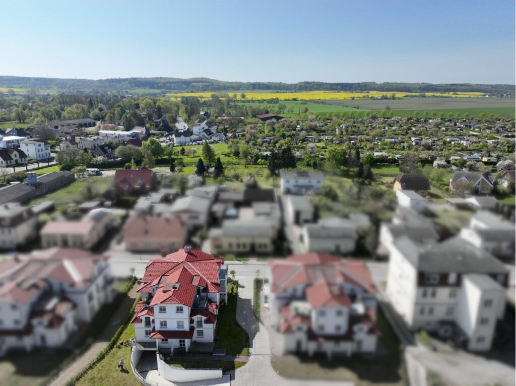 Ansicht aus Nord mit Umgebung