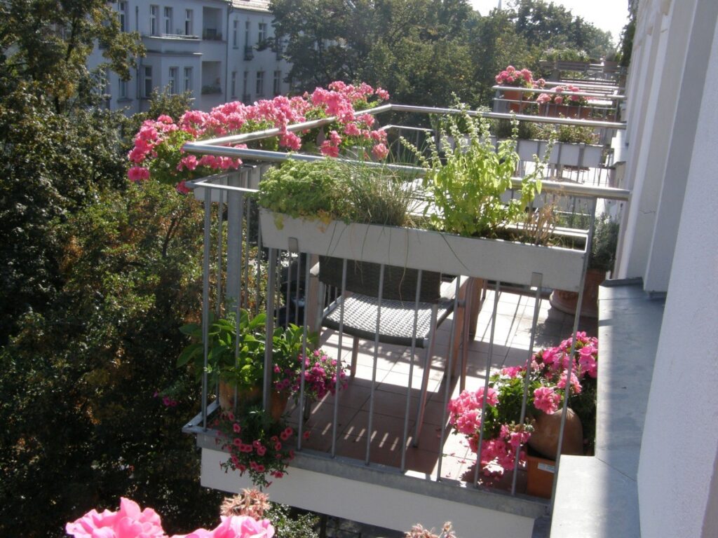 Weitere Eindrücke vom Balkon