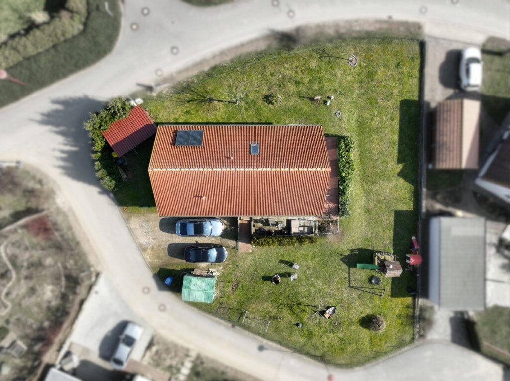 Grundstück aus Vogelperspektive
