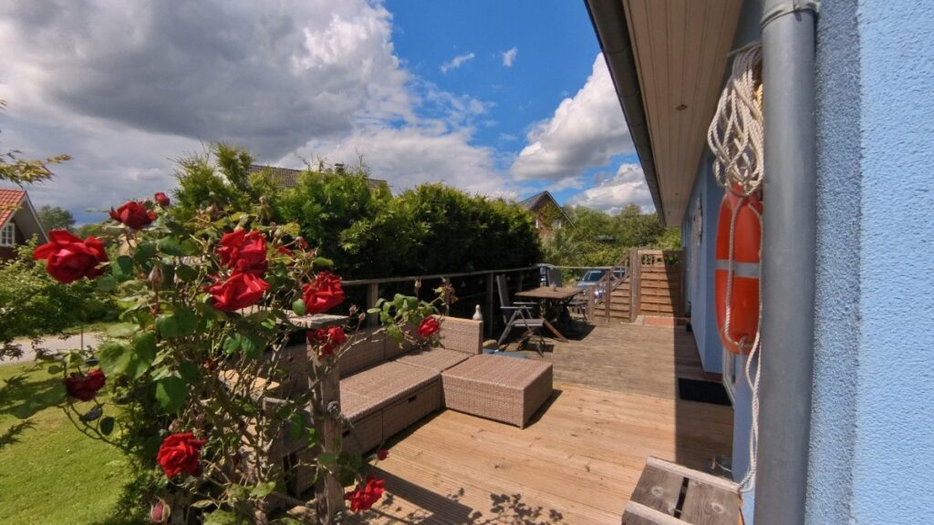 Ansicht der Terrasse