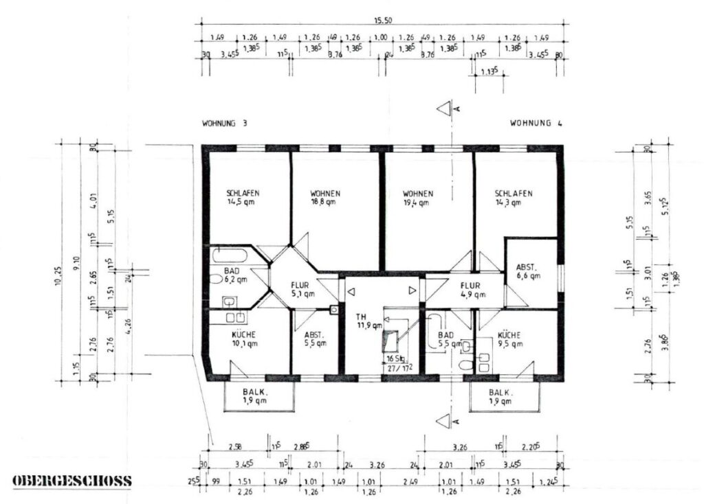 Grundriss Obergeschoss