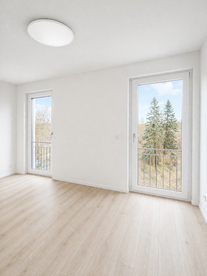 Ruhig gelegenes Schlafzimmer mit Wohlfühlcharakter