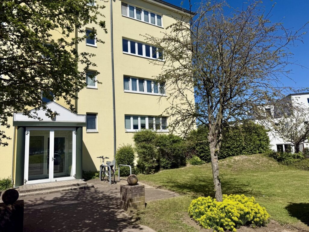 Blick auf das Wohnhaus