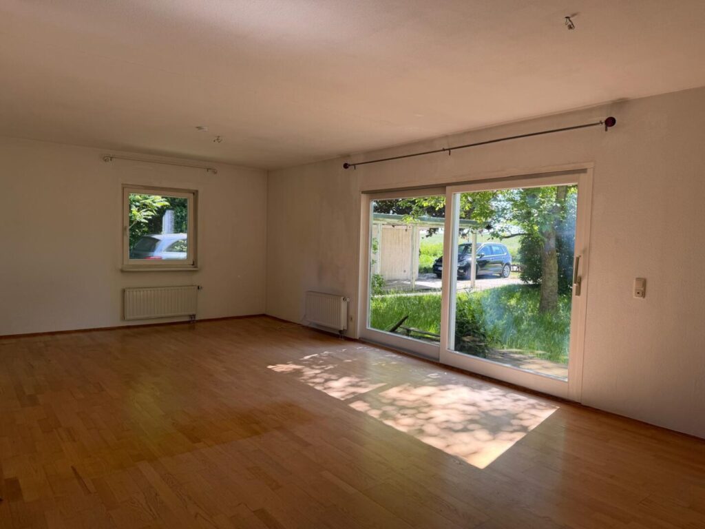 Blick in das Wohnzimmer