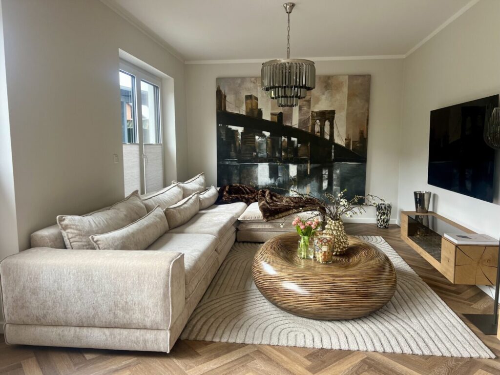 Blick in das Wohnzimmer