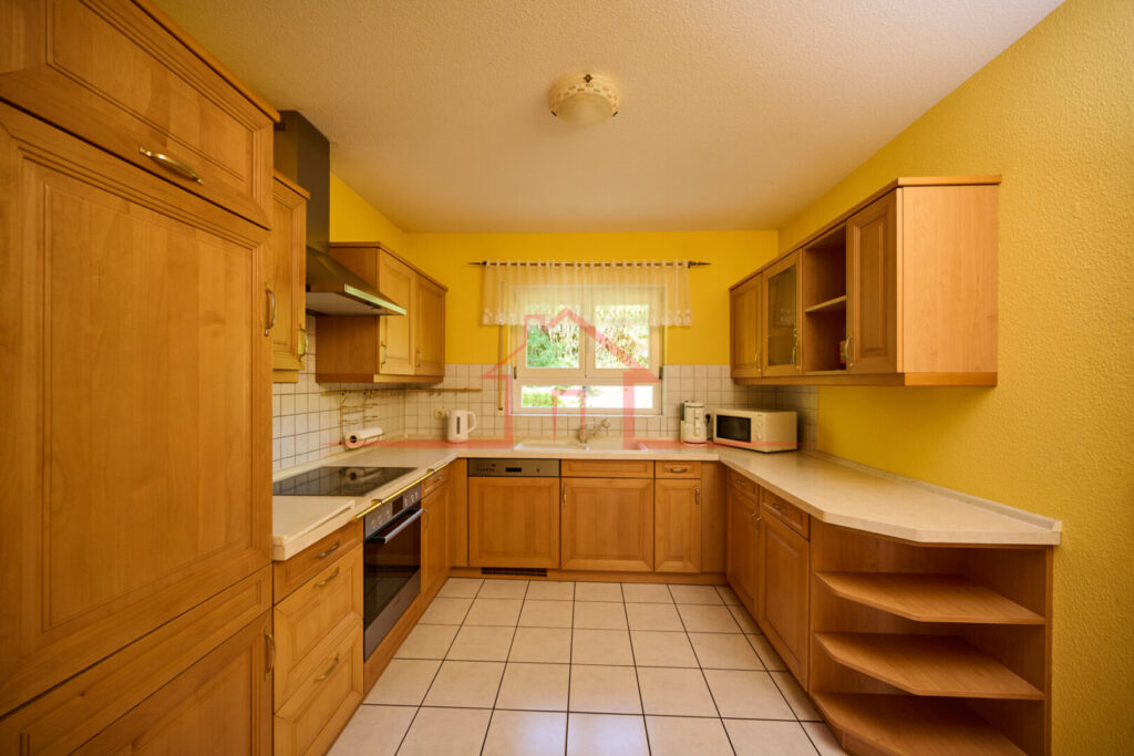Blick in die separate Küche