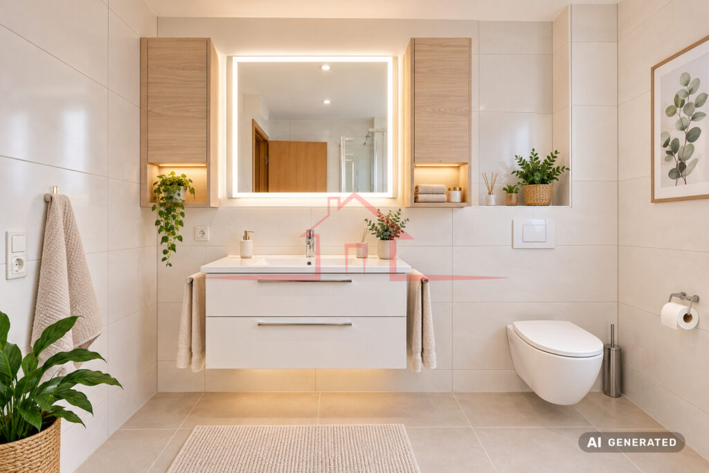 Badezimmer - KI Visualisierung